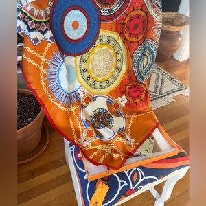 Brand New Wensli Scarf with dust bag and all tags